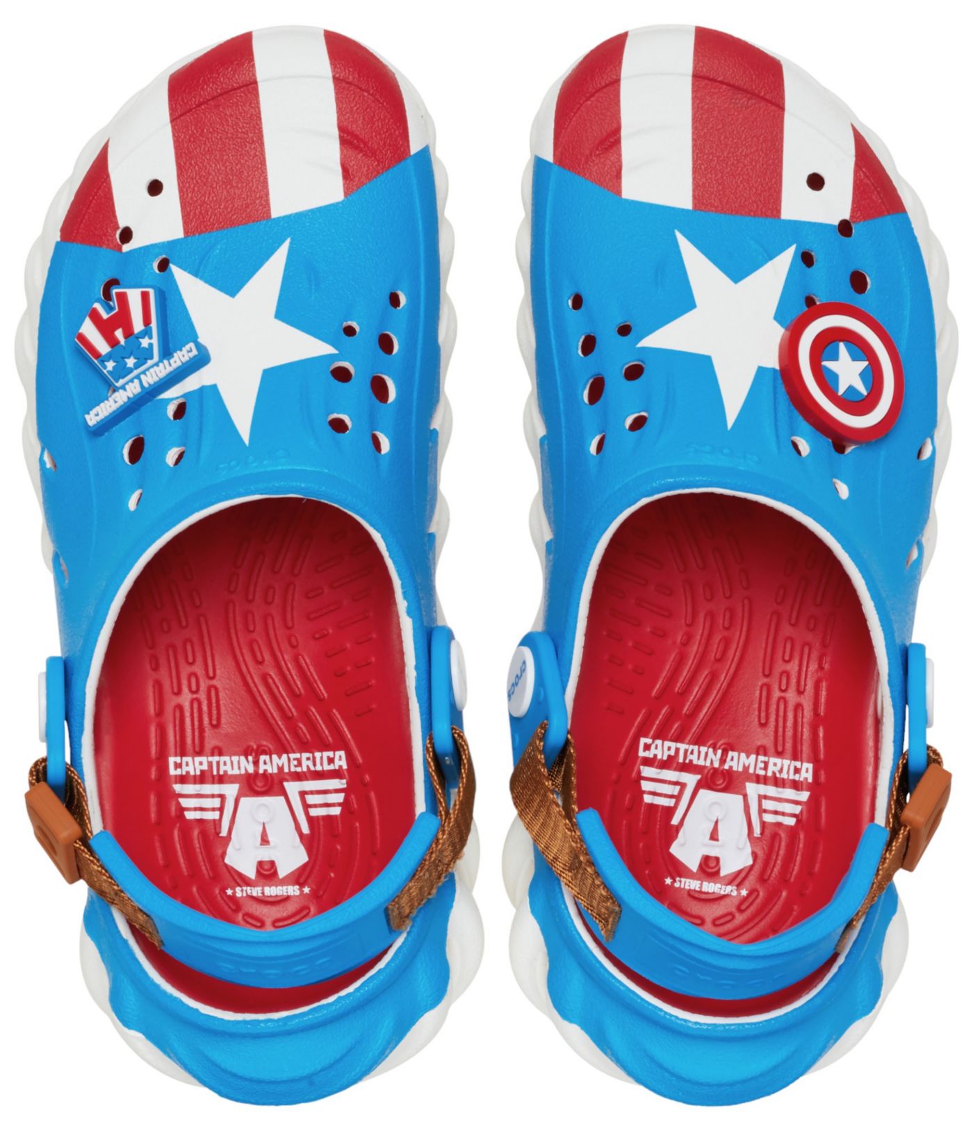 Crocs Kids Captain America Echo Clogs Dick s Sporting Goods