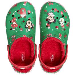 Crocs Kids Mickey Mouse Holiday Lined Classic Clogs | Dick's