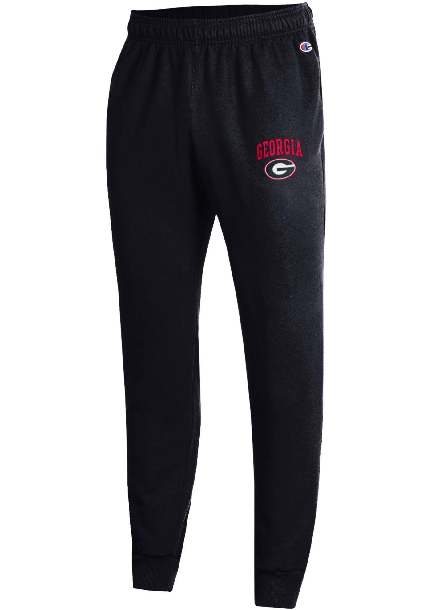 Champion Men s Georgia Bulldogs Black Powerblend Performance Joggers Dick s Sporting Goods