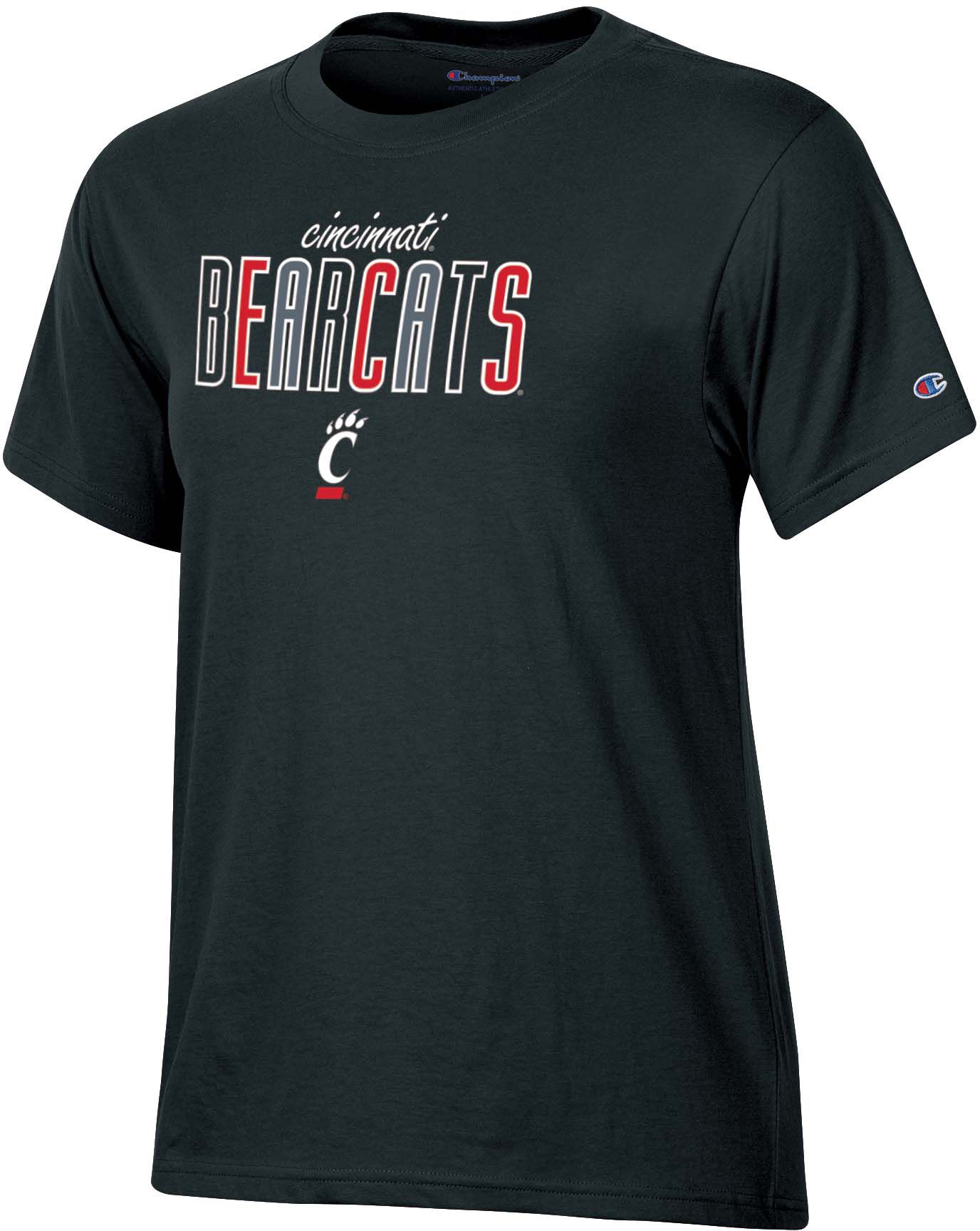 Champion Women's Cincinnati Bearcats True Black V-Neck T-Shirt product image
