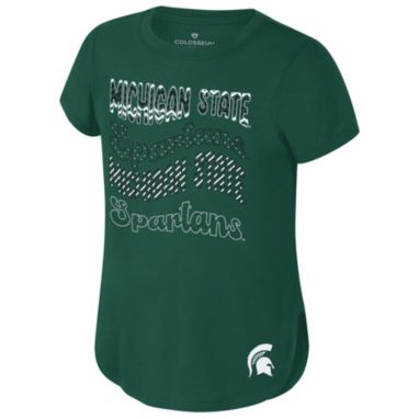 sorry, Colosseum Girls' Michigan State Spartans Green Rogan T-Shirt is currently out of stock