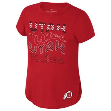 sorry, Colosseum Girls' Utah Utes Red Rogan T-Shirt is currently out of stock