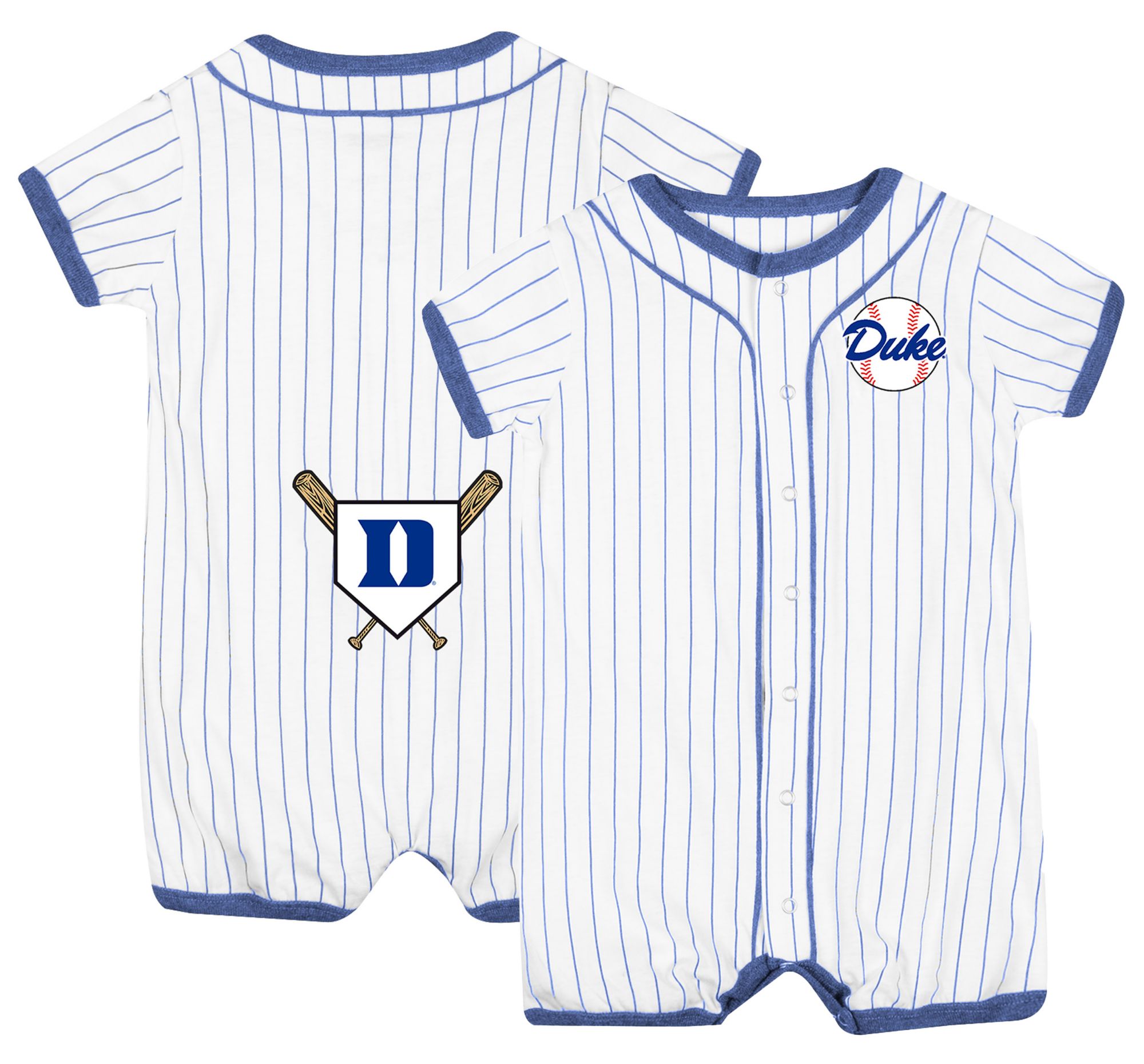Colosseum Infant Duke Blue Devils White Romper product image