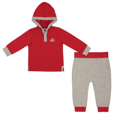 sorry, Colosseum Infant Ohio State Buckeyes Red Todd Henley Set is currently out of stock