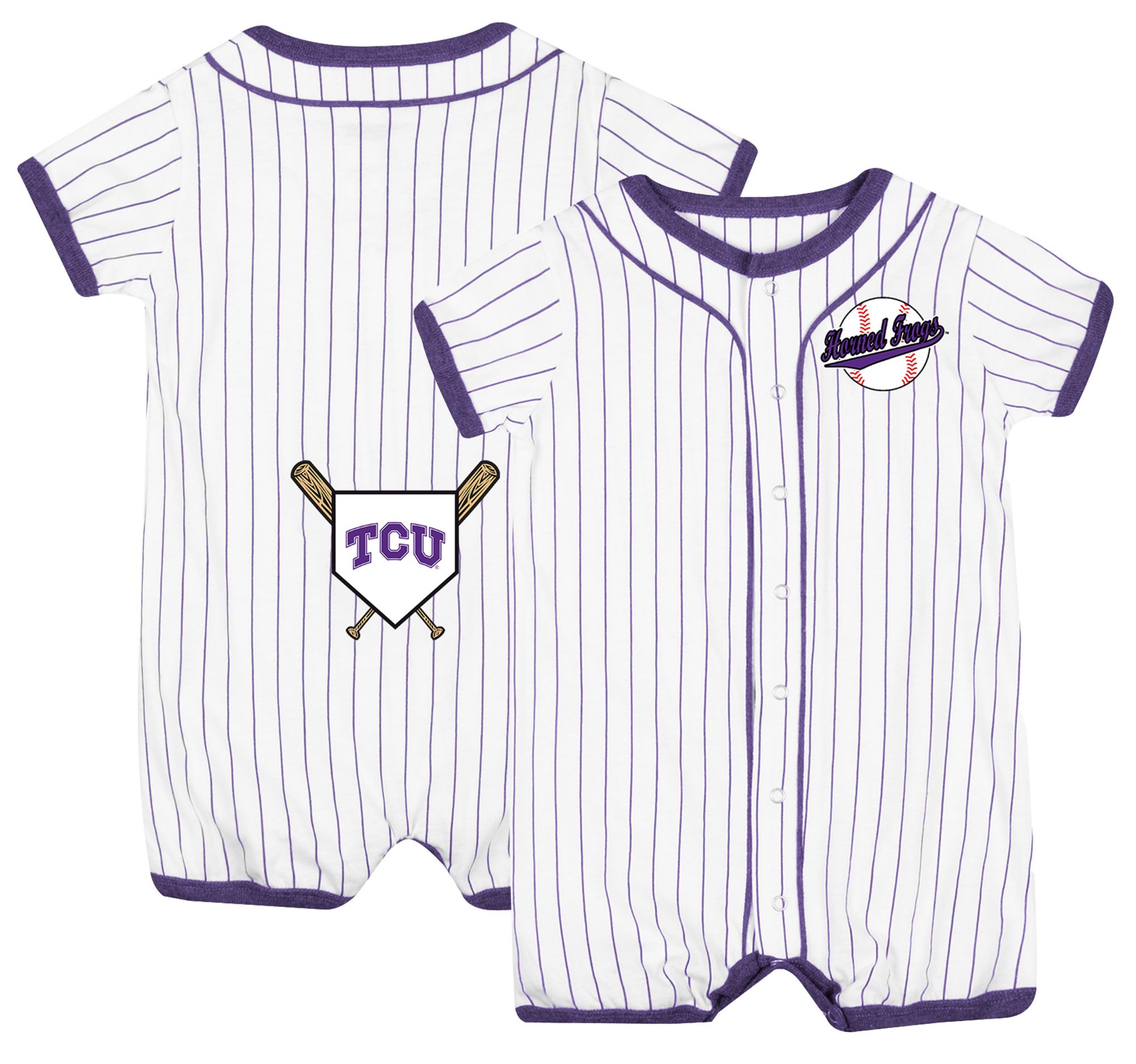 Colosseum Infant TCU Horned Frogs White Romper product image