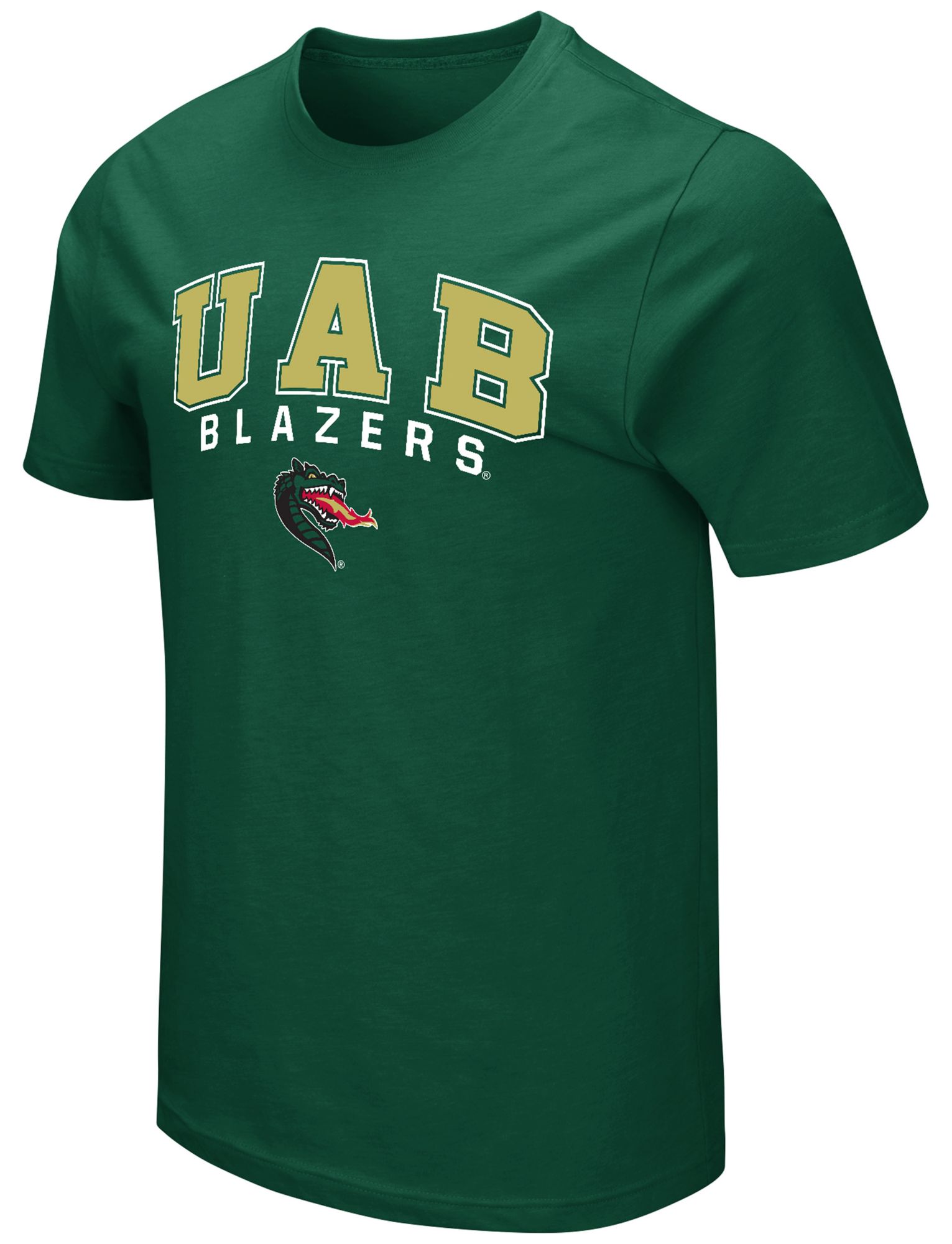 Colosseum Men's UAB Blazers Green T-Shirt