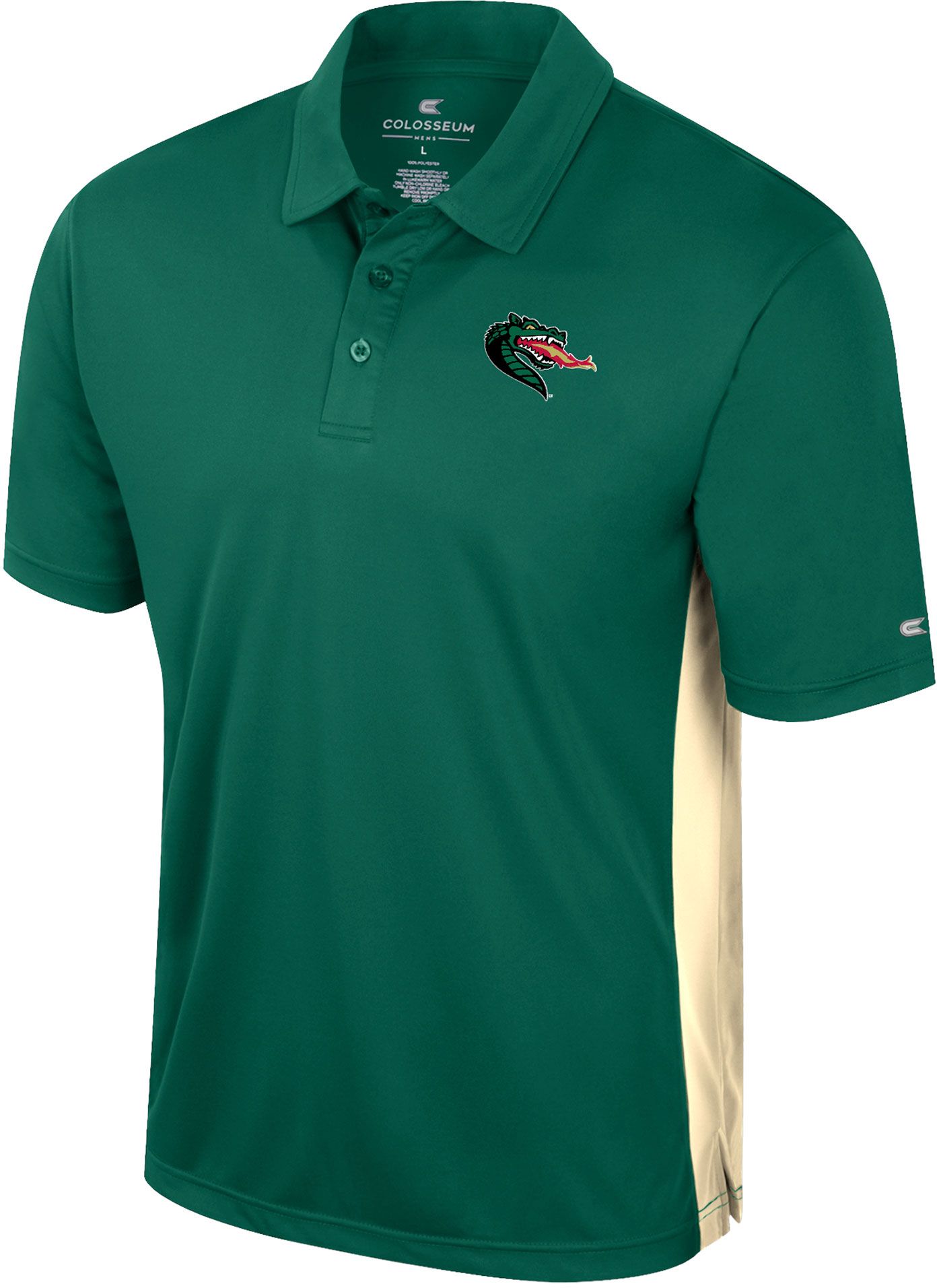 Colosseum Men's UAB Blazers Green Set Polo