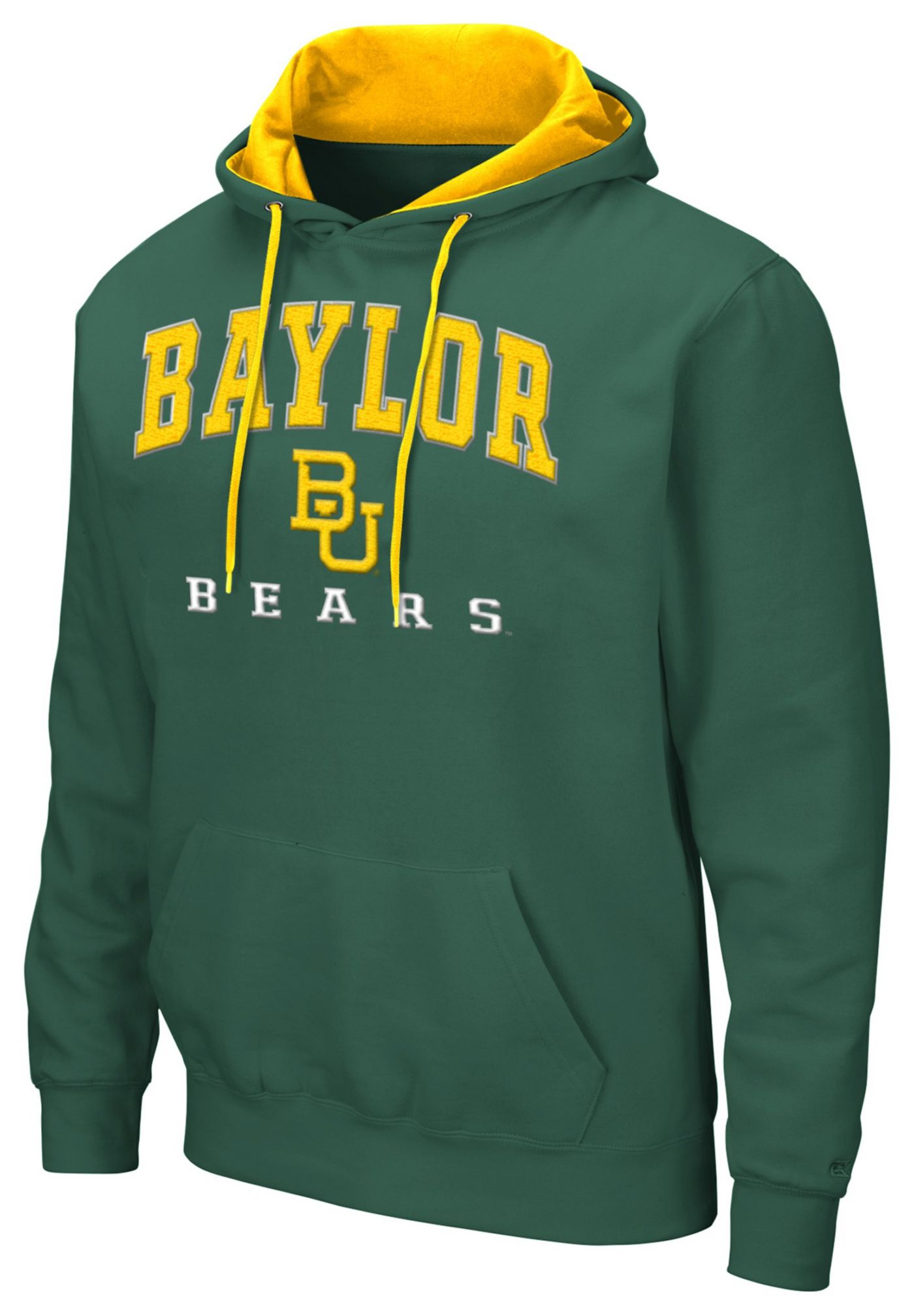 Nike Mens Baylor Bears On-Field Pull top Over Jacket Hoodie (Green) Medium