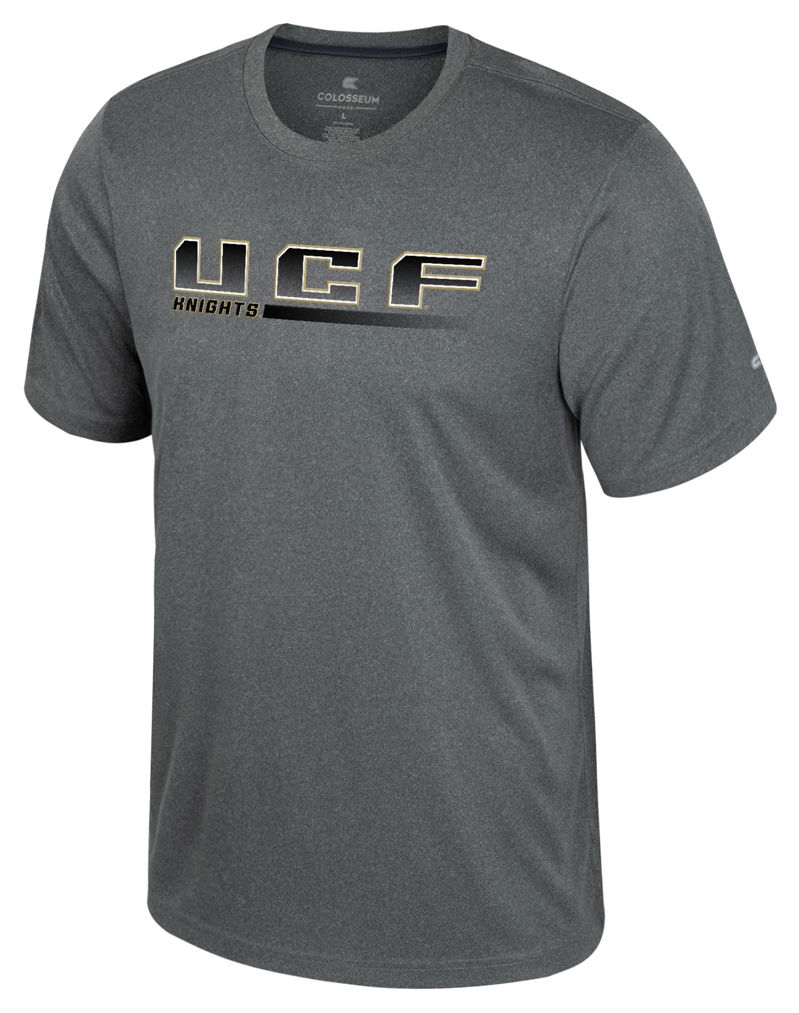 Colosseum Men's UCF Knights Heather Charcoal Physics T-Shirt product image