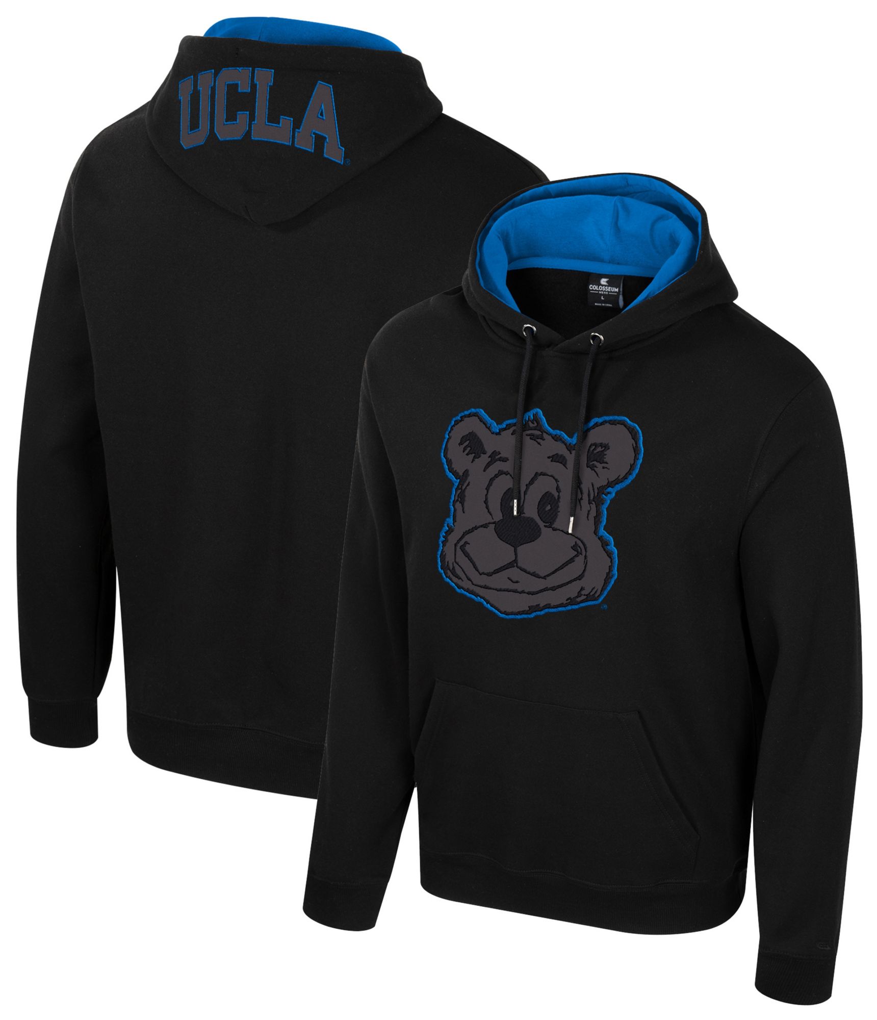 Colosseum Men's UCLA Bruins Black Bioelectric Fleece Hoodie product image