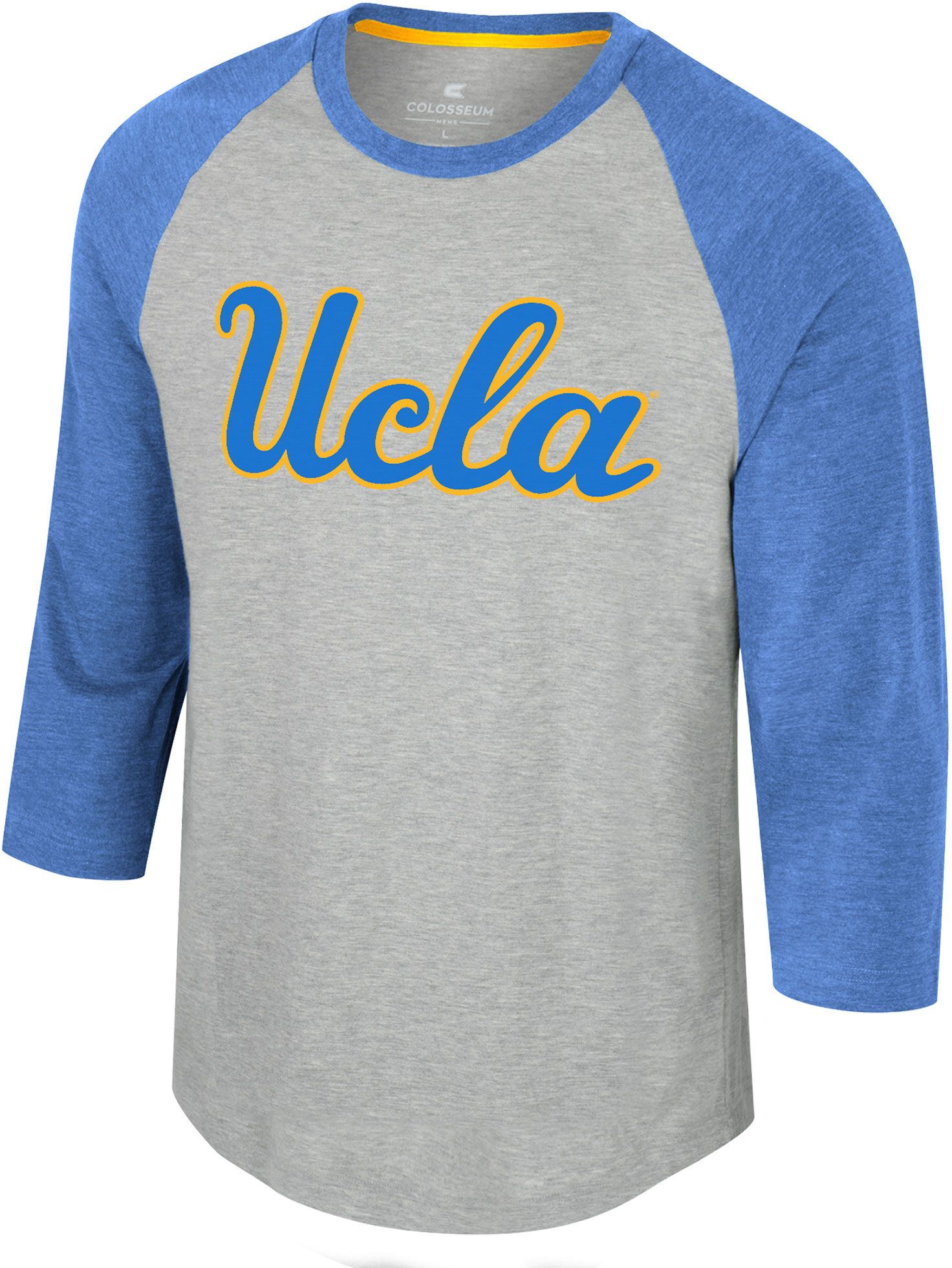 Colosseum Men's UCLA Bruins Heather Grey Jonah Raglan T-Shirt