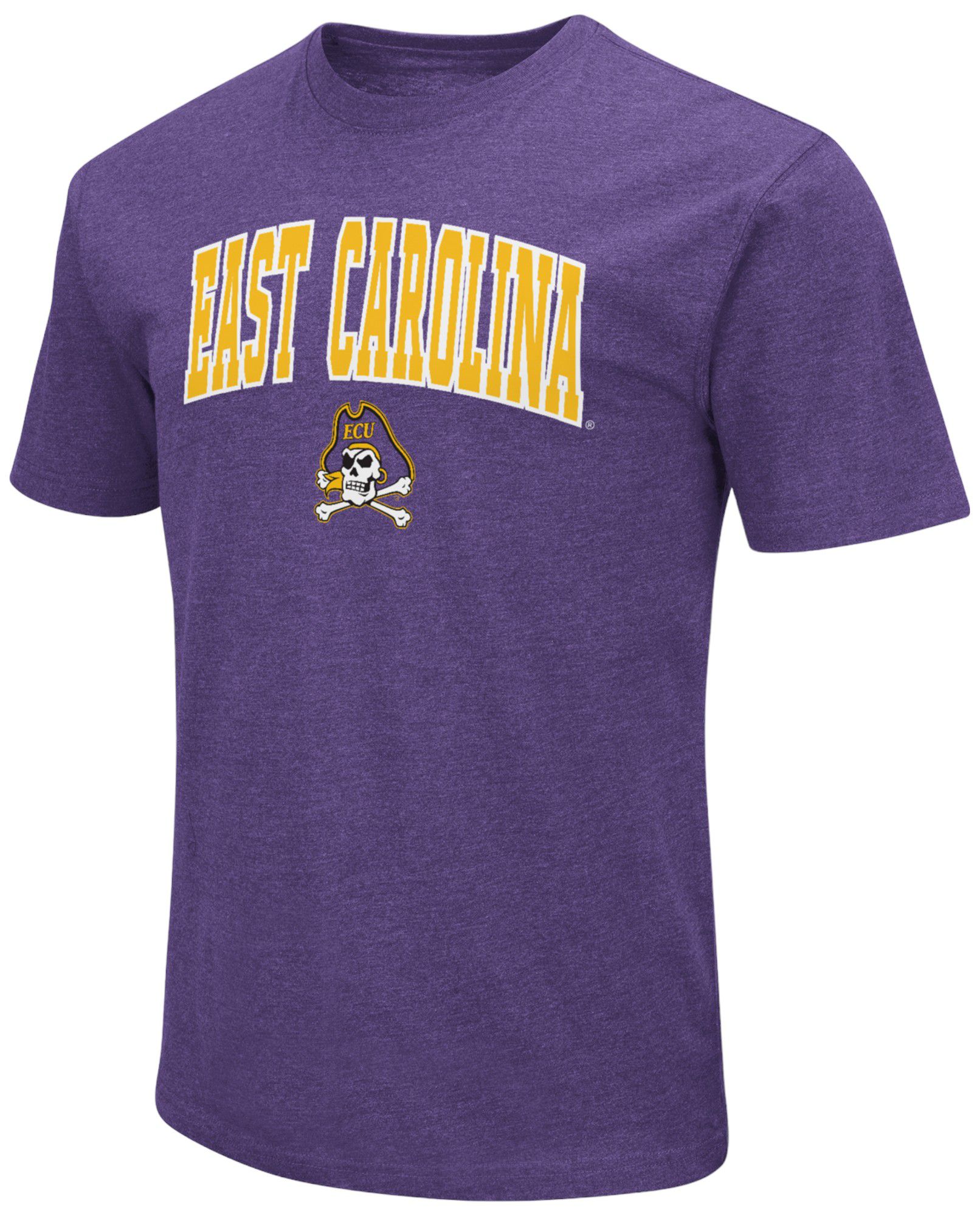 Colosseum Men's East Carolina Pirates Purple T-Shirt