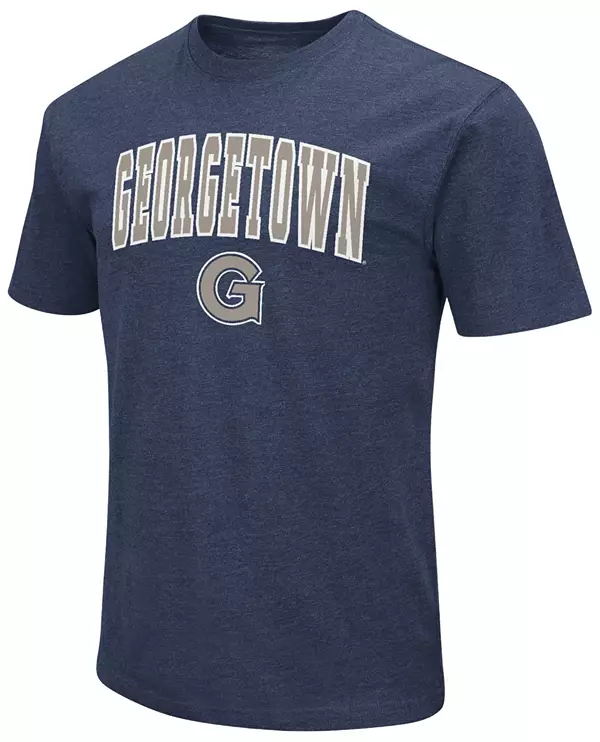 Colosseum Men's Georgetown Hoyas Navy T-Shirt, Medium, Blue