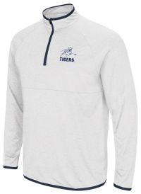 Colosseum Men's Jackson State Tigers White 1/4 Zip Pullover