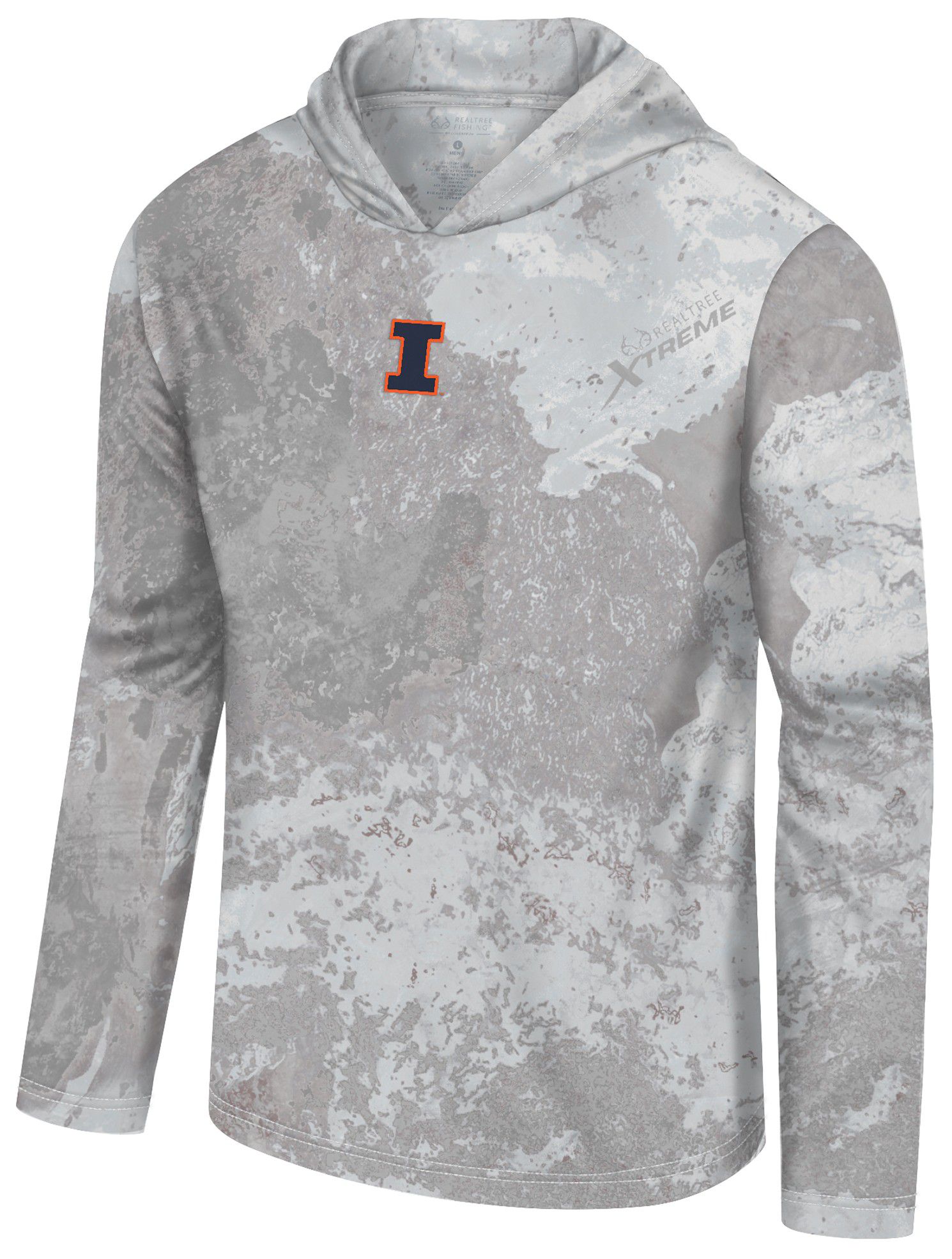 Colosseum Men's Illinois Fighting Illini Salt Roscoe Long Sleeve Hoodie T-Shirt product image