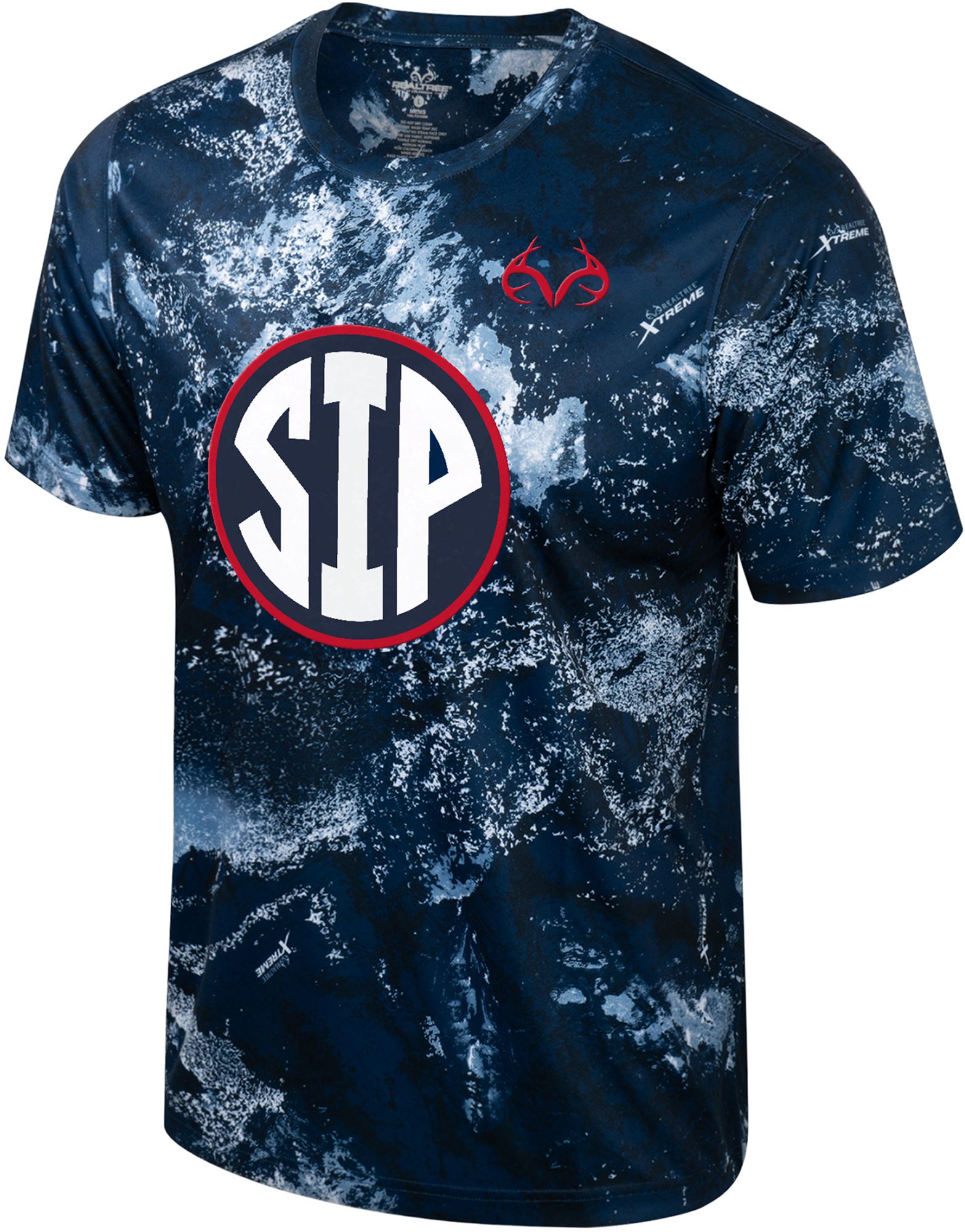 Colosseum Men's Ole Miss Rebels Grey Performance T-Shirt product image