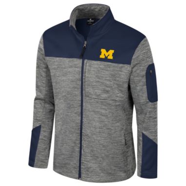 sorry, Colosseum Men's Michigan Wolverines Grey Guard Full-Zip Jacket is currently out of stock