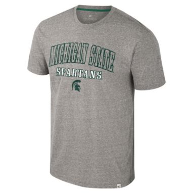 sorry, Colosseum Men's  Michigan State Spartans Heather Grey Electromagnetic T-Shirt is currently out of stock