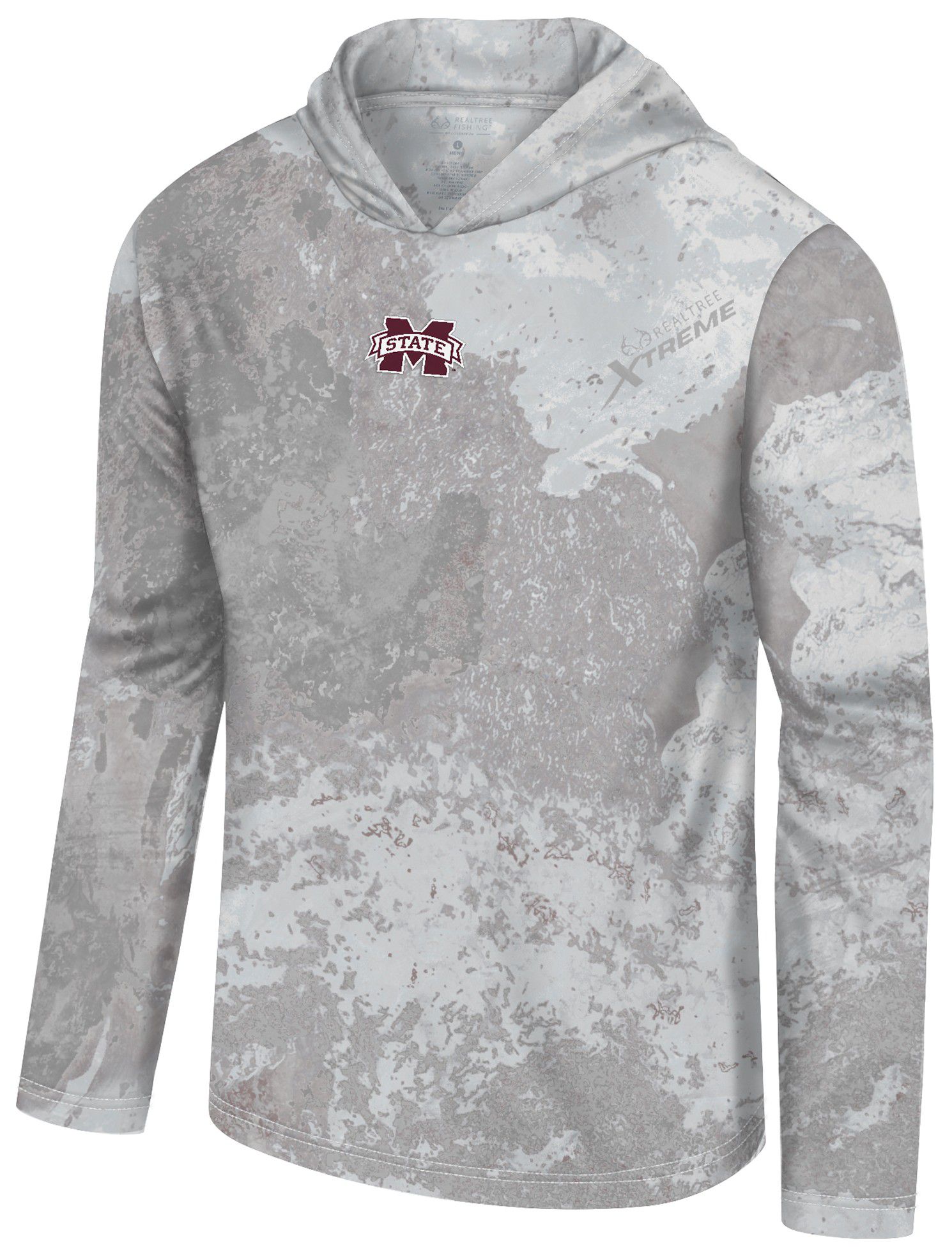 Colosseum Men's Michigan State Spartans Salt Roscoe Long Sleeve Hoodie T-Shirt product image