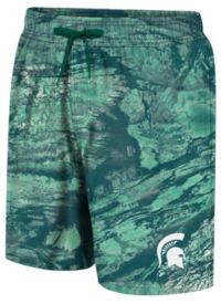 Colosseum Men's Ole Miss Rebels Ocean Blue Realtree Huran Board Shorts, XXL