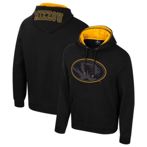 Champion Men's Missouri Tigers Grey Reverse Weave Crew Sweatshirt