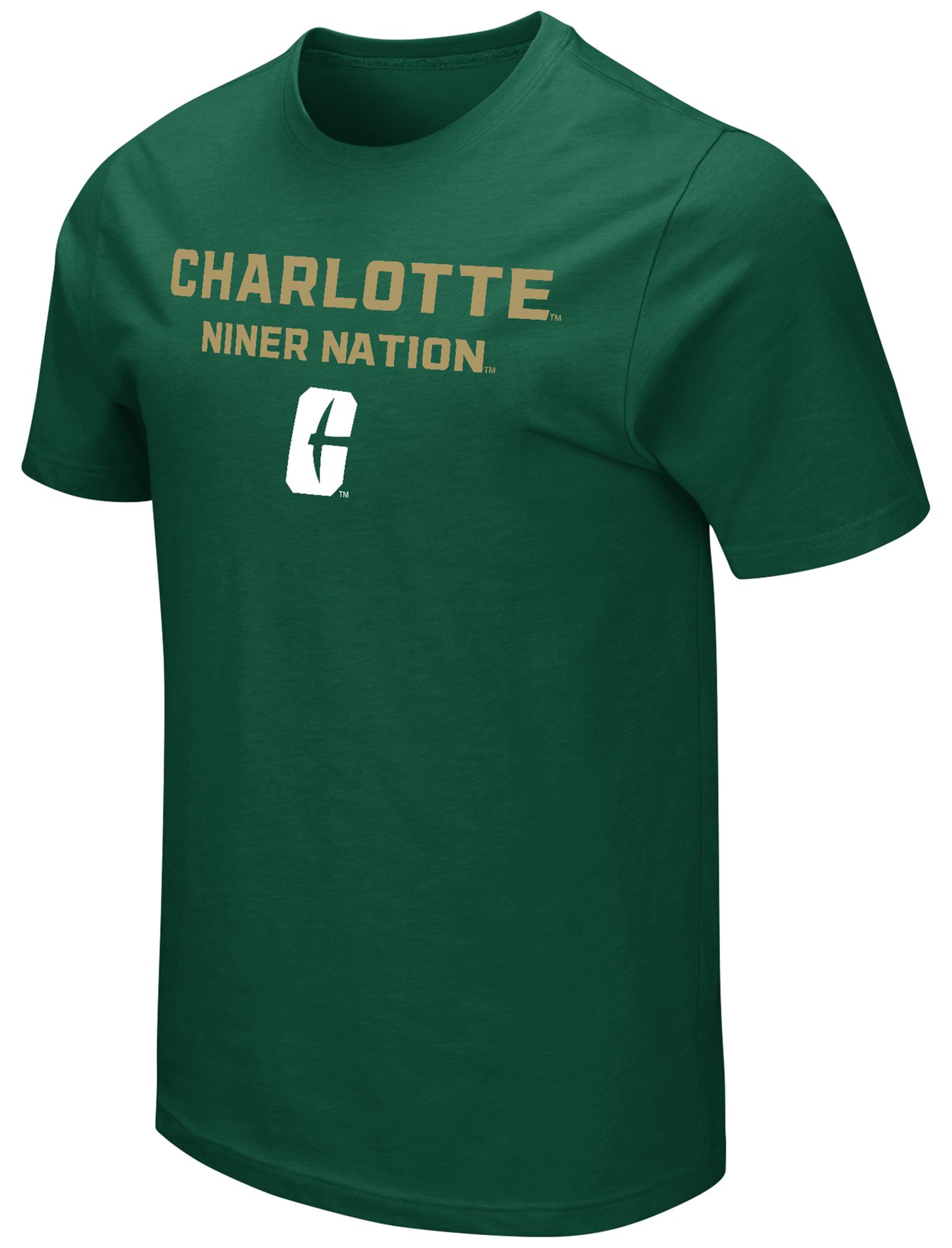 Colosseum Men's Charlotte 49ers Green T-Shirt