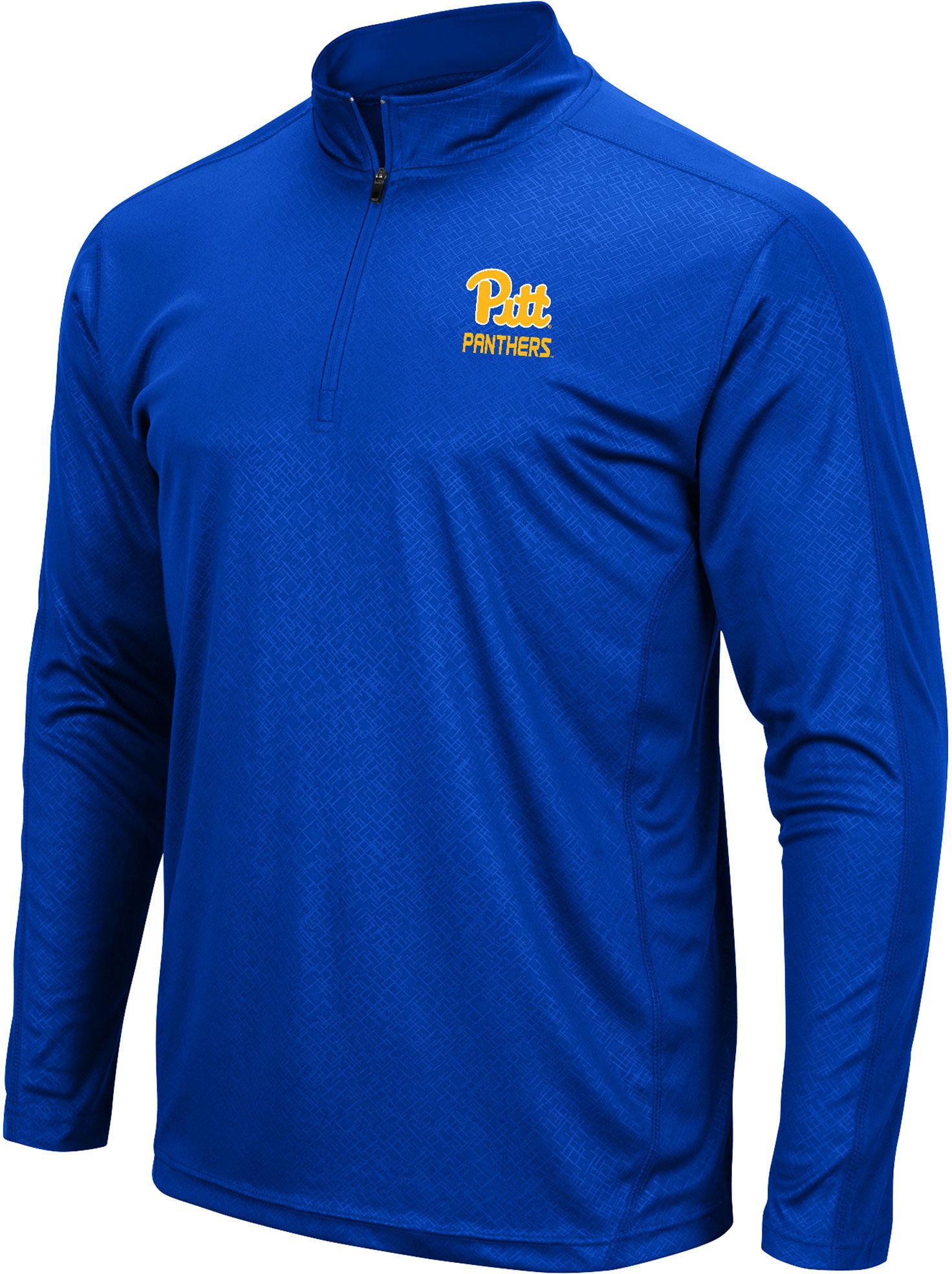 Colosseum Men's Pittsburgh Panthers Royal Loggerhead 1/4 Zip Pullover