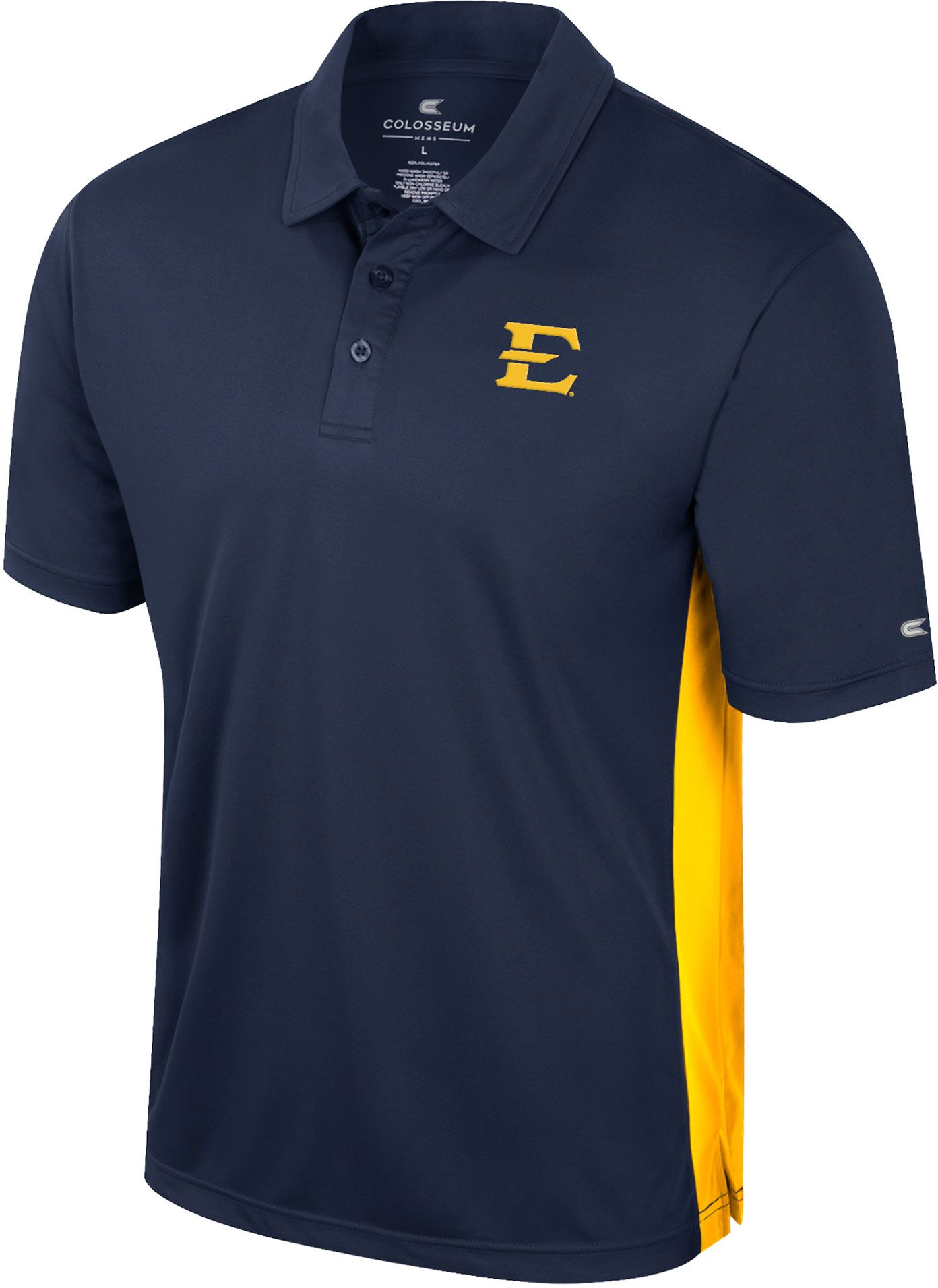 Colosseum Men's East Tennessee State Buccaneers Navy Set Polo