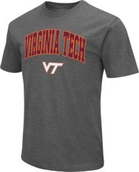 Colosseum Men's Virginia Tech Hokies Grey T-Shirt