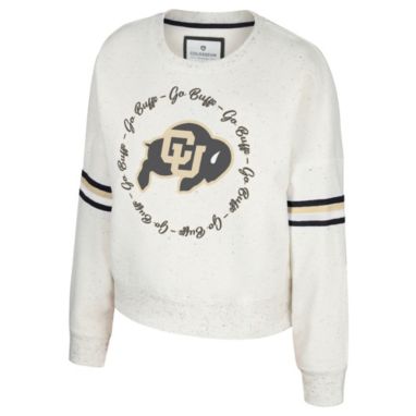 sorry, Colosseum Women's Colorado Buffaloes Natural Novelist Crew Sweatshirt is currently out of stock