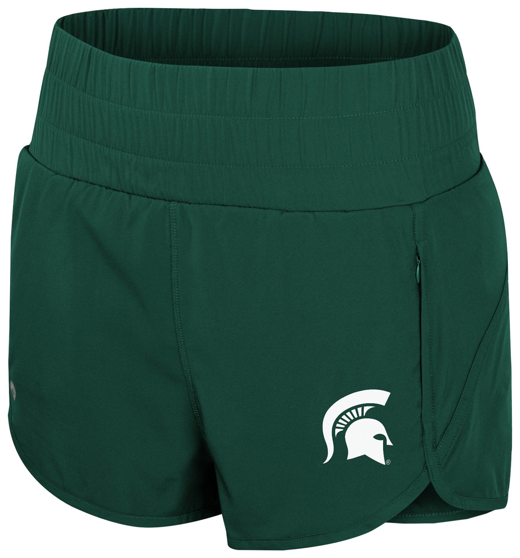 Colosseum Women's Michigan State Spartans Green Stop By Shorts product image