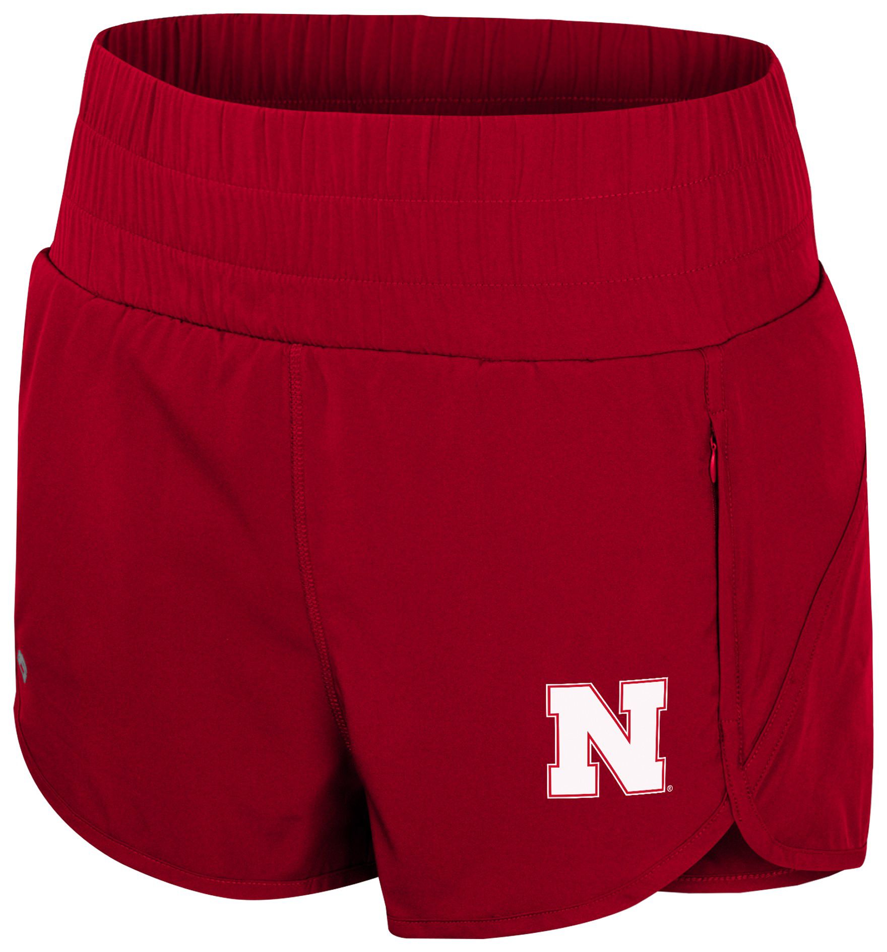 Colosseum Women's Nebraska Cornhuskers Red Stop By Shorts product image