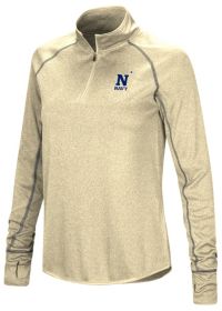 Colosseum Women's Navy Midshipmen Vegas Gold 1/4 Zip Pullover