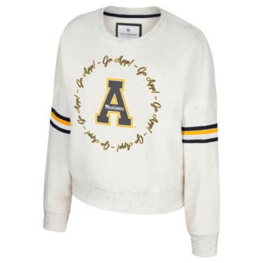 sorry, Colosseum Women's Appalachian State Mountaineers Natural Novelist Crewneck Sweatshirt is currently out of stock