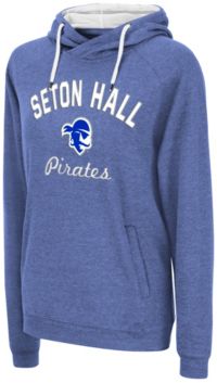 Colosseum Women s Seton Hall Seton Hall Pirates Royal Pullover Hoodie Large
