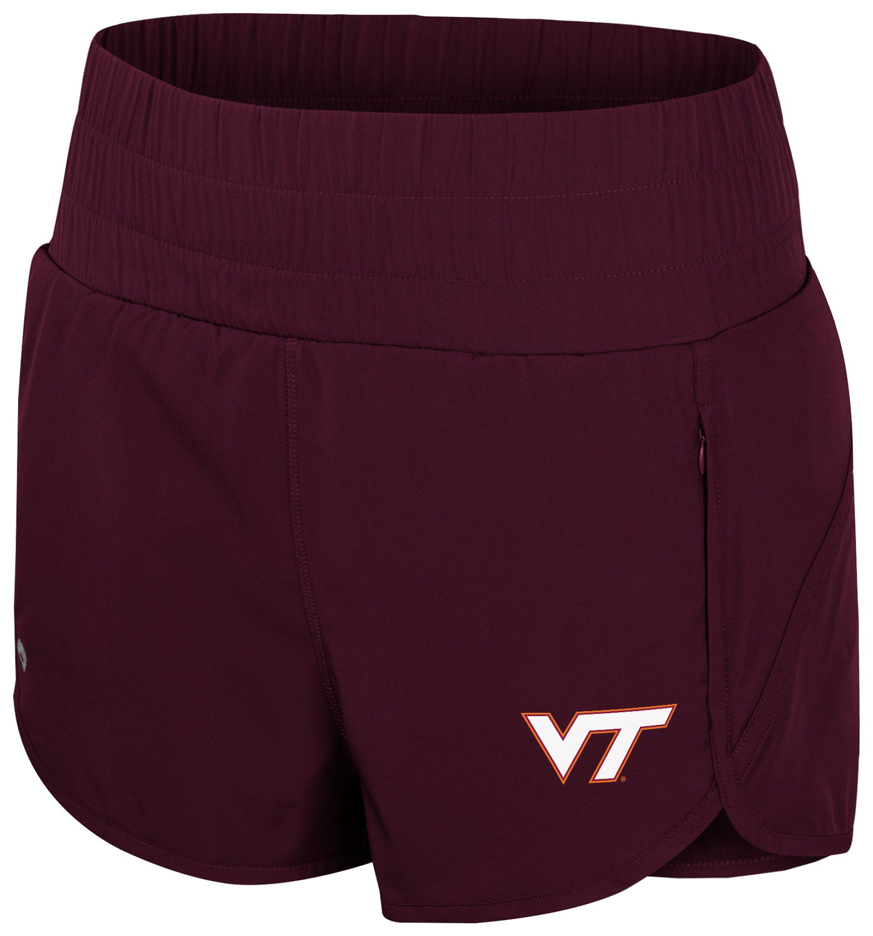 Colosseum Women's Virginia Tech Hokies Maroon Stop By Shorts product image