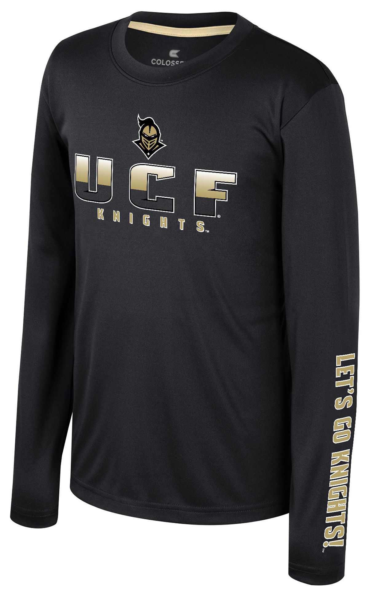 Colosseum Youth UCF Knights Black Armada Long Sleeve T-Shirt product image