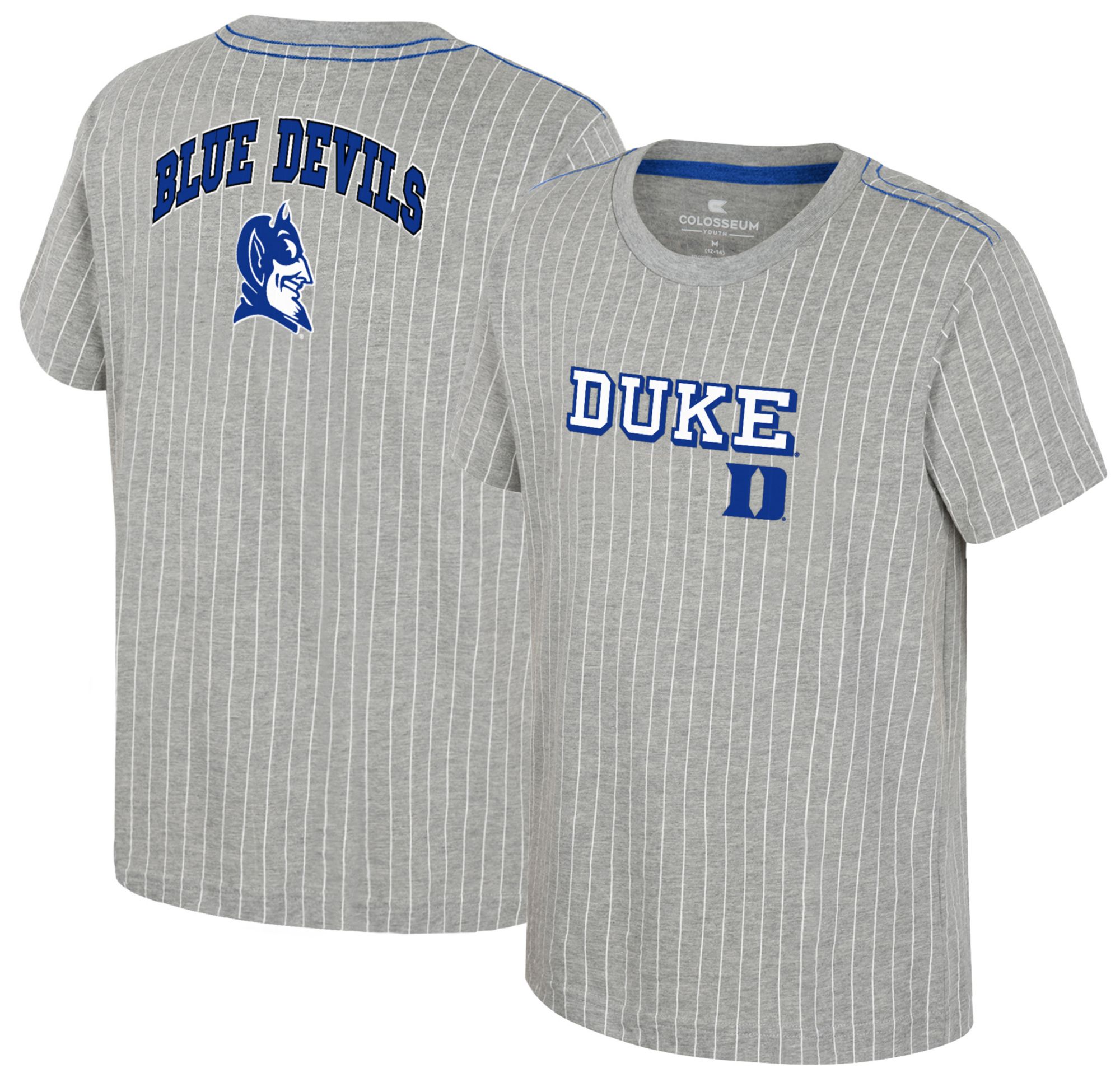 Colosseum Youth Duke Blue Devils Heather Grey Airball T-Shirt product image