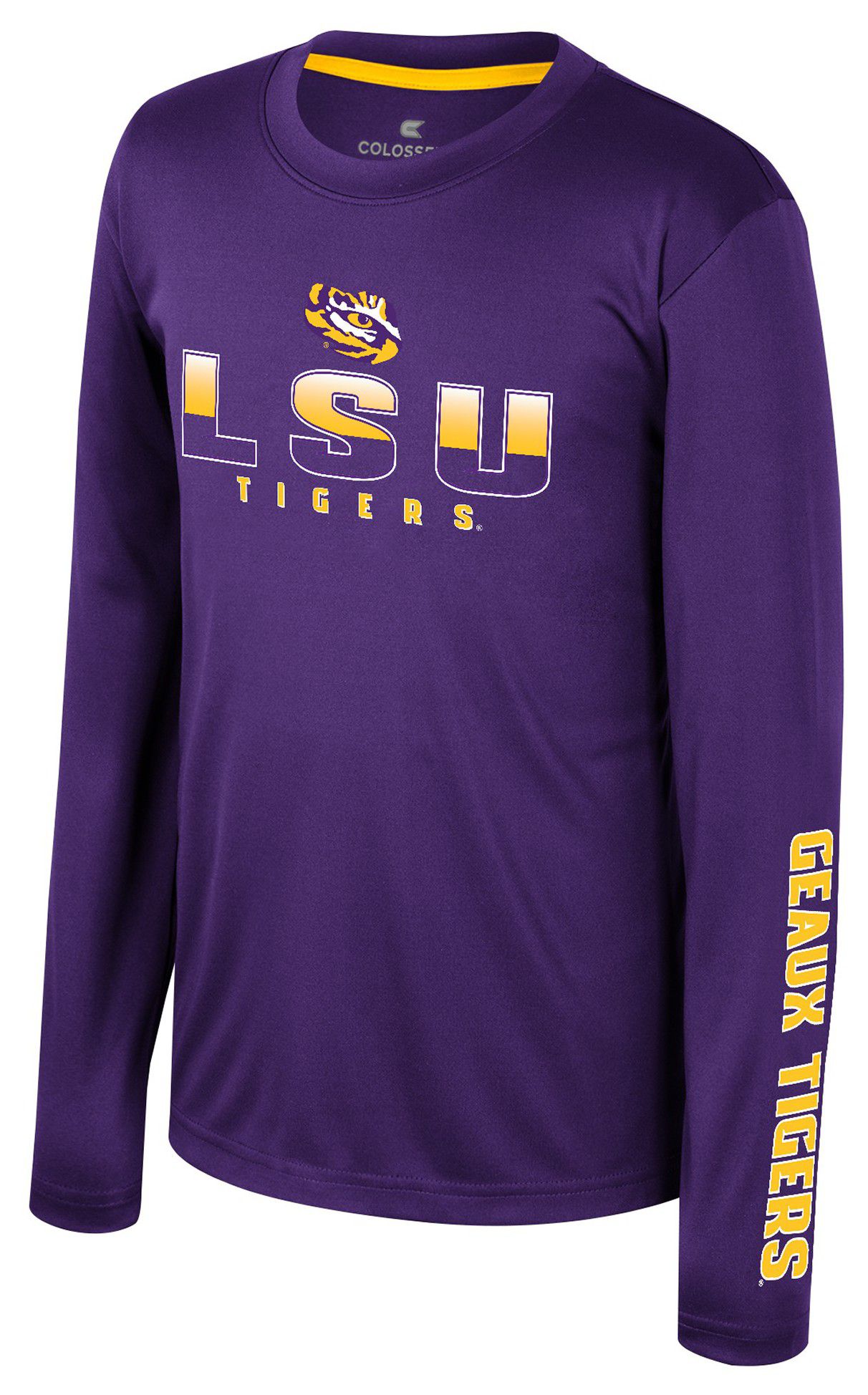 Colosseum Youth LSU Tigers Purple Armada Long Sleeve T-Shirt product image