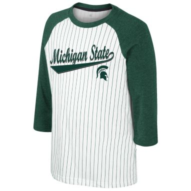 sorry, Colosseum Youth Michigan State Spartans White Raglan Long Sleeve T-Shirt is currently out of stock