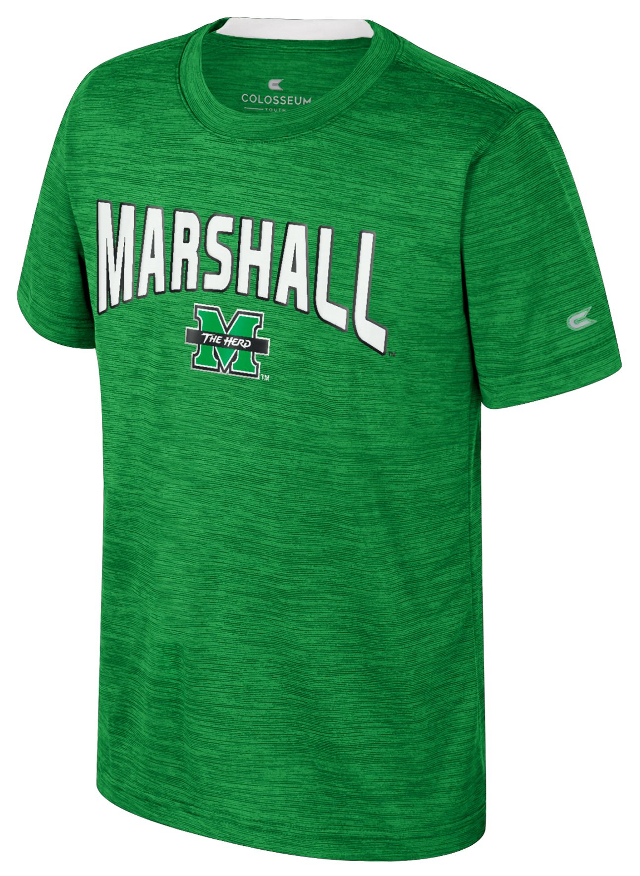 Colosseum Youth Marshall Thundering Herd Kelly Green Rylos T-Shirt product image