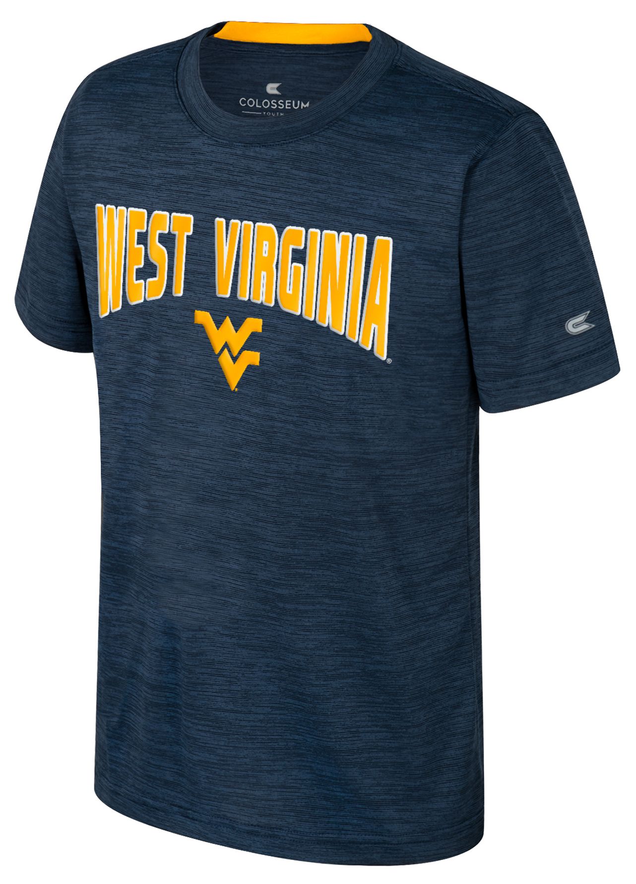 Colosseum Youth West Virginia Mountaineers Navy Crewneck Fleece Sweatshirt product image