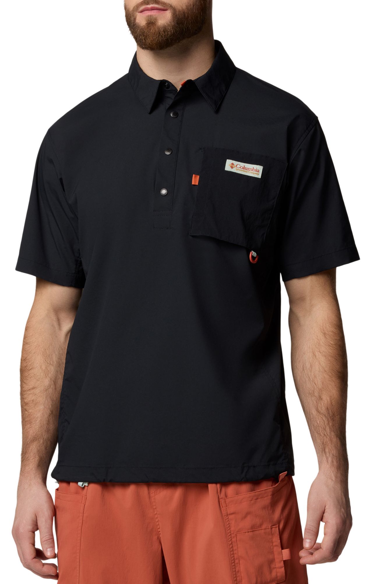 Columbia Men's Cove Beach Woven Shot Sleeve Button Up Pullover product image