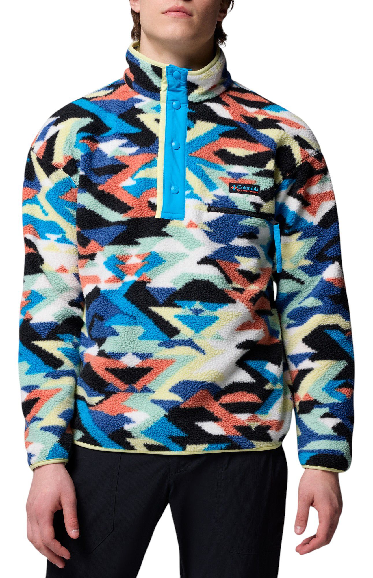 Columbia Men's Helvetia II Half Snap Printed Fleece Pullover product image