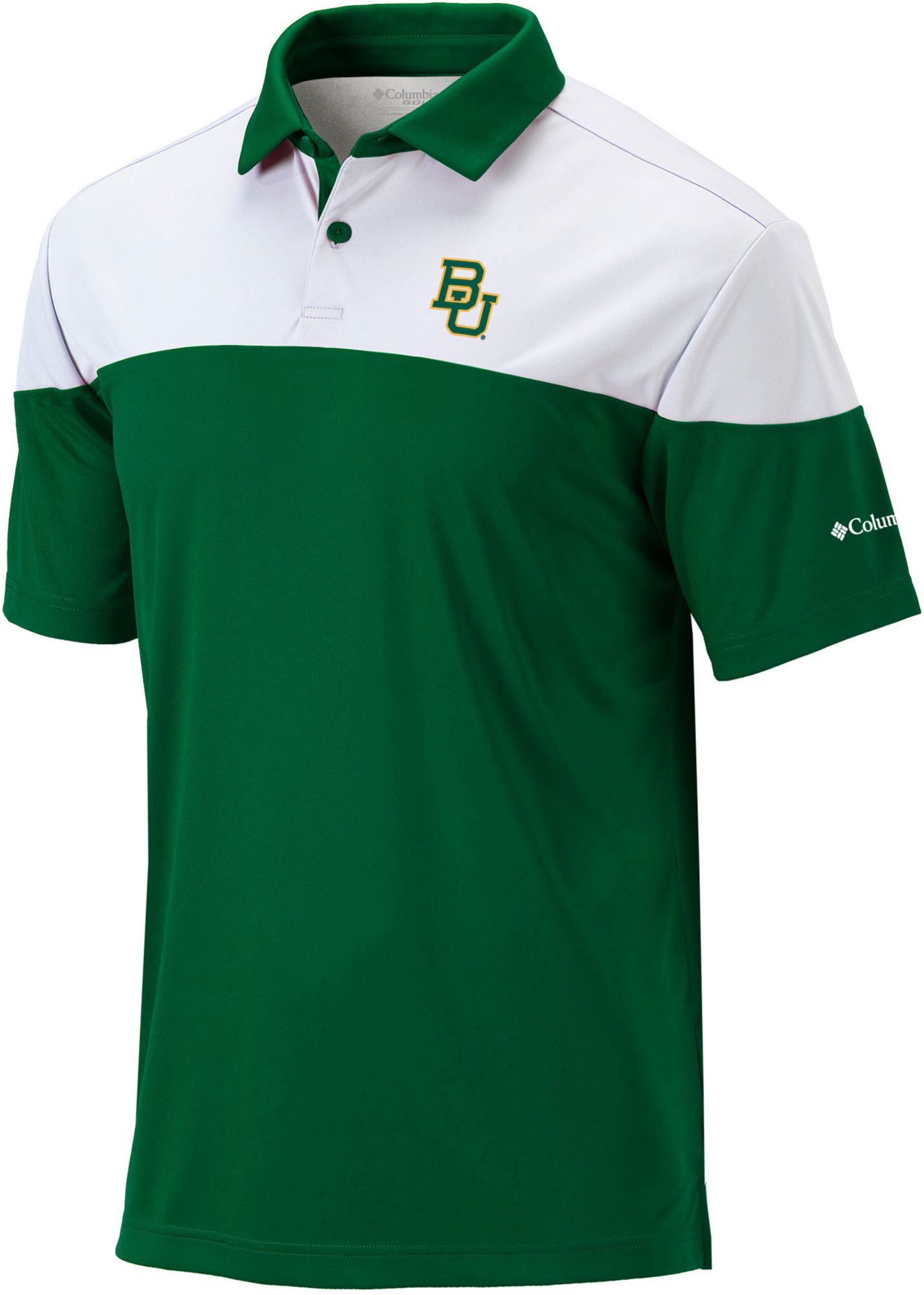 Columbia Men's Baylor Bears Green Best Ball Polo product image