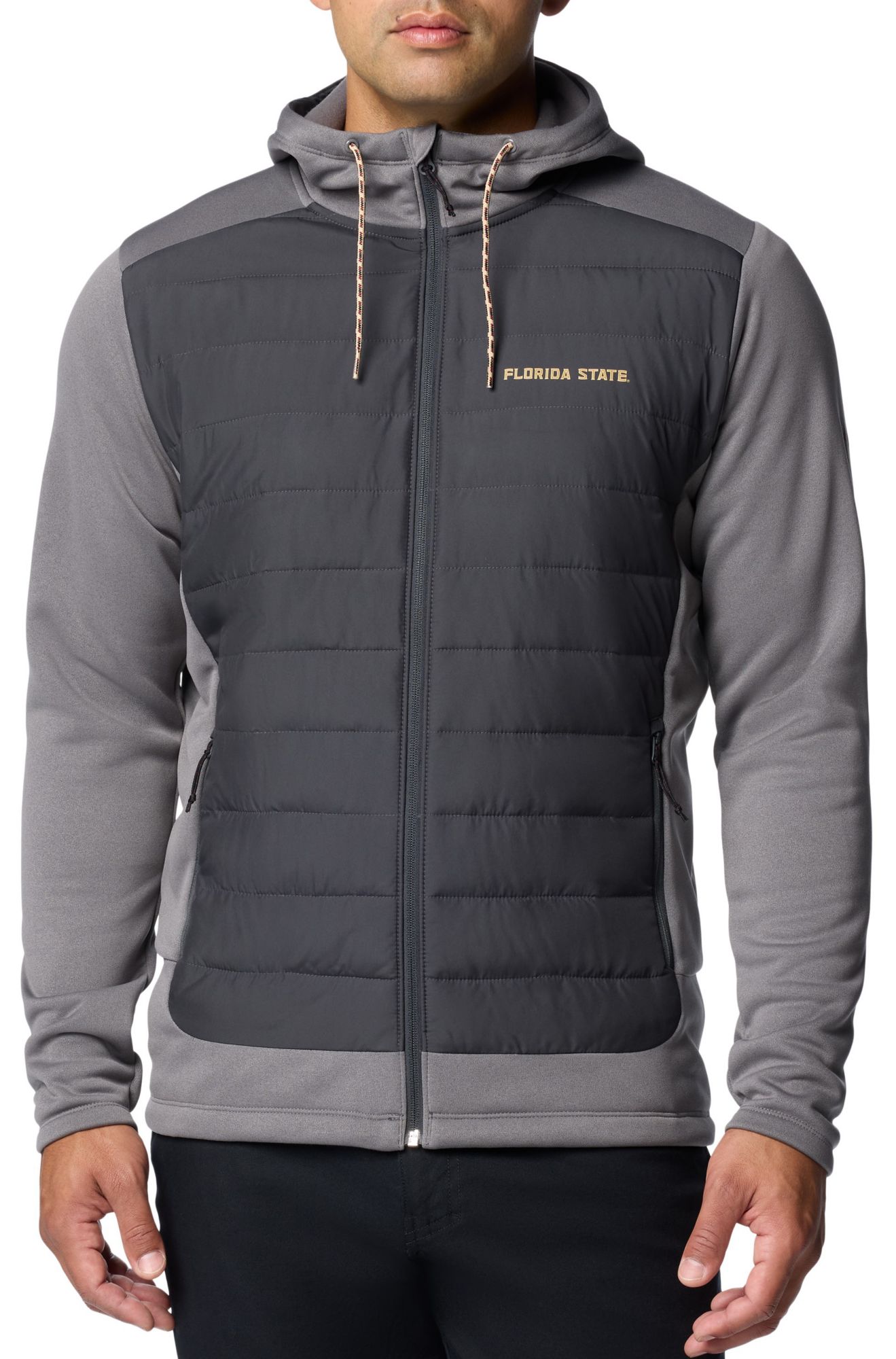 Columbia Men's Florida State Seminoles City Grey Hybrid Full-Zip Jacket product image