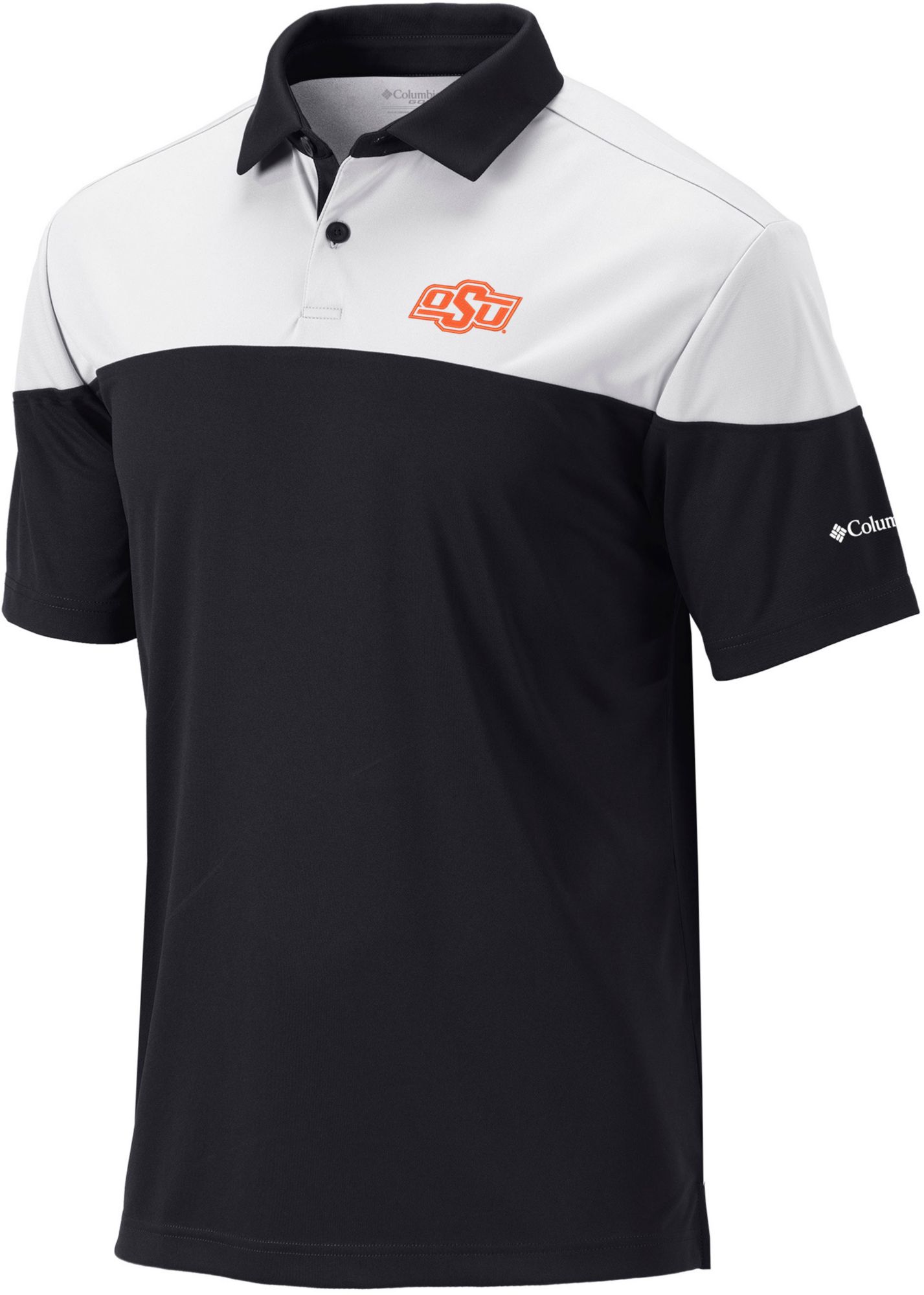 Columbia Men's Oklahoma State Cowboys Black Best Ball Polo product image
