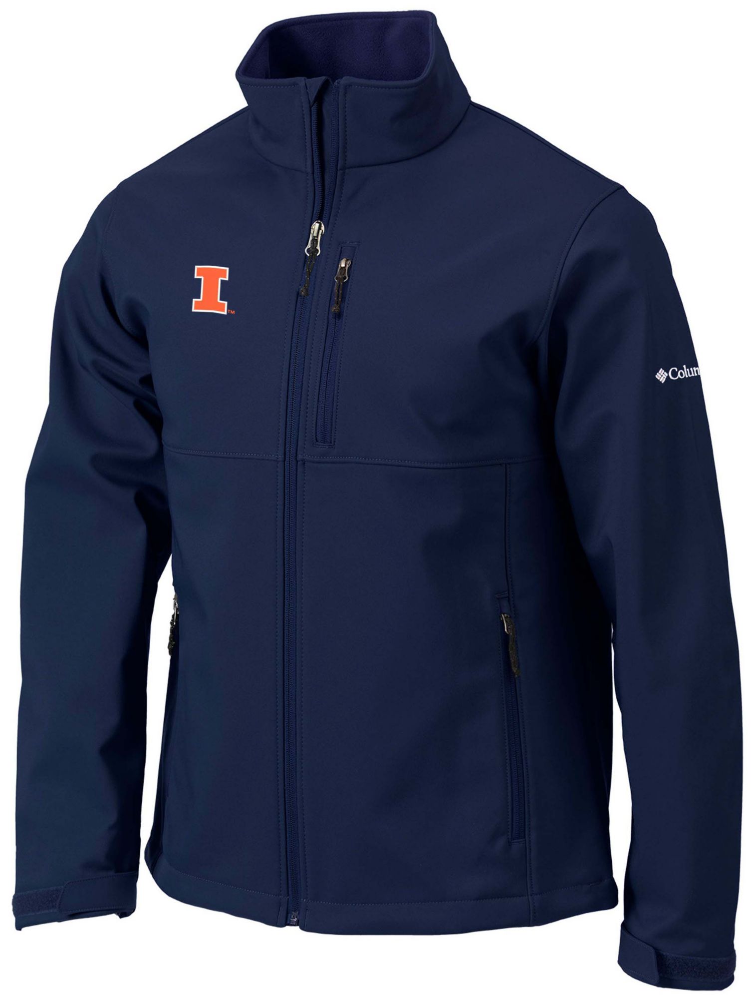 Columbia Men's Illinois Fighting Illini Navy Ascender Full Zip Jacket product image