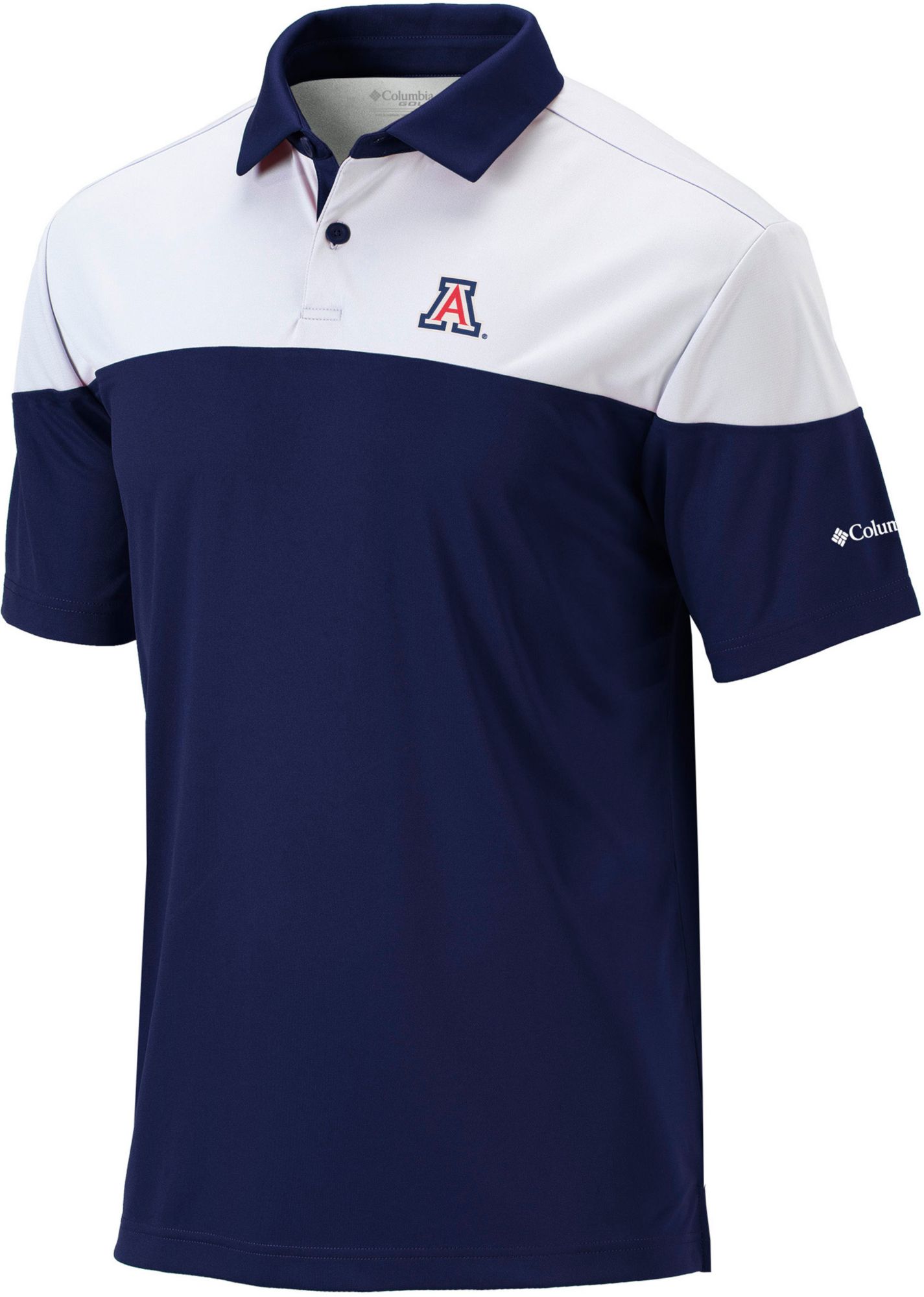 Columbia Men's Arizona Wildcats Navy Best Ball Polo product image