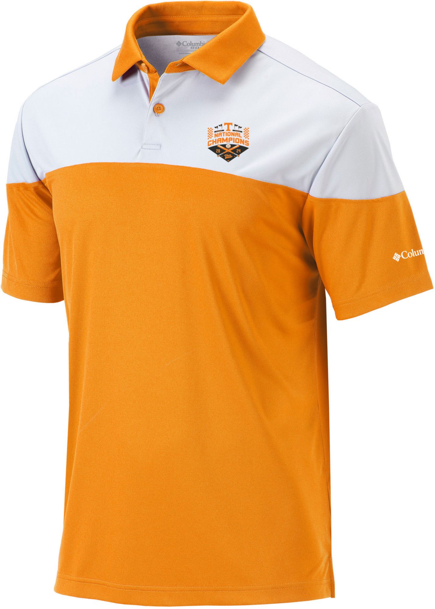 Columbia Men's Tennessee Volunteers 2024 NCAA Baseball Men's College World Series Champions Best Ball Polo product image